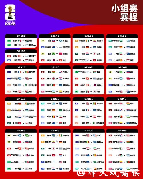 2026年世界杯直播平台与赛程全攻略